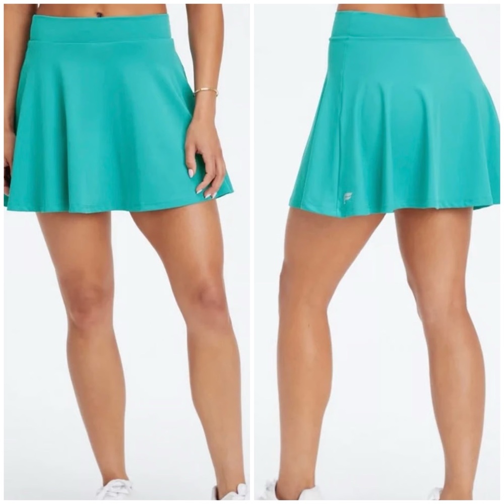 Fabletics Flounce Tennis Pickleball Skort Green Activewear Skirt Size Medium